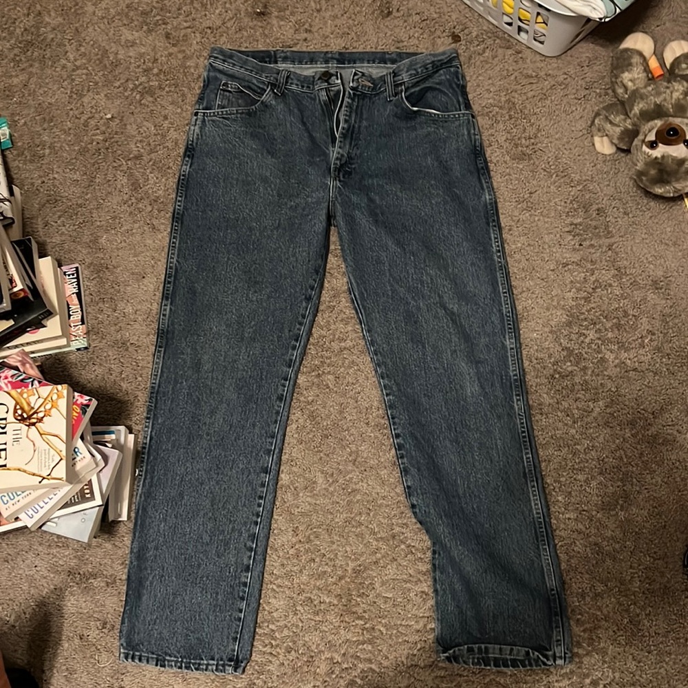 wrangler blue jeans